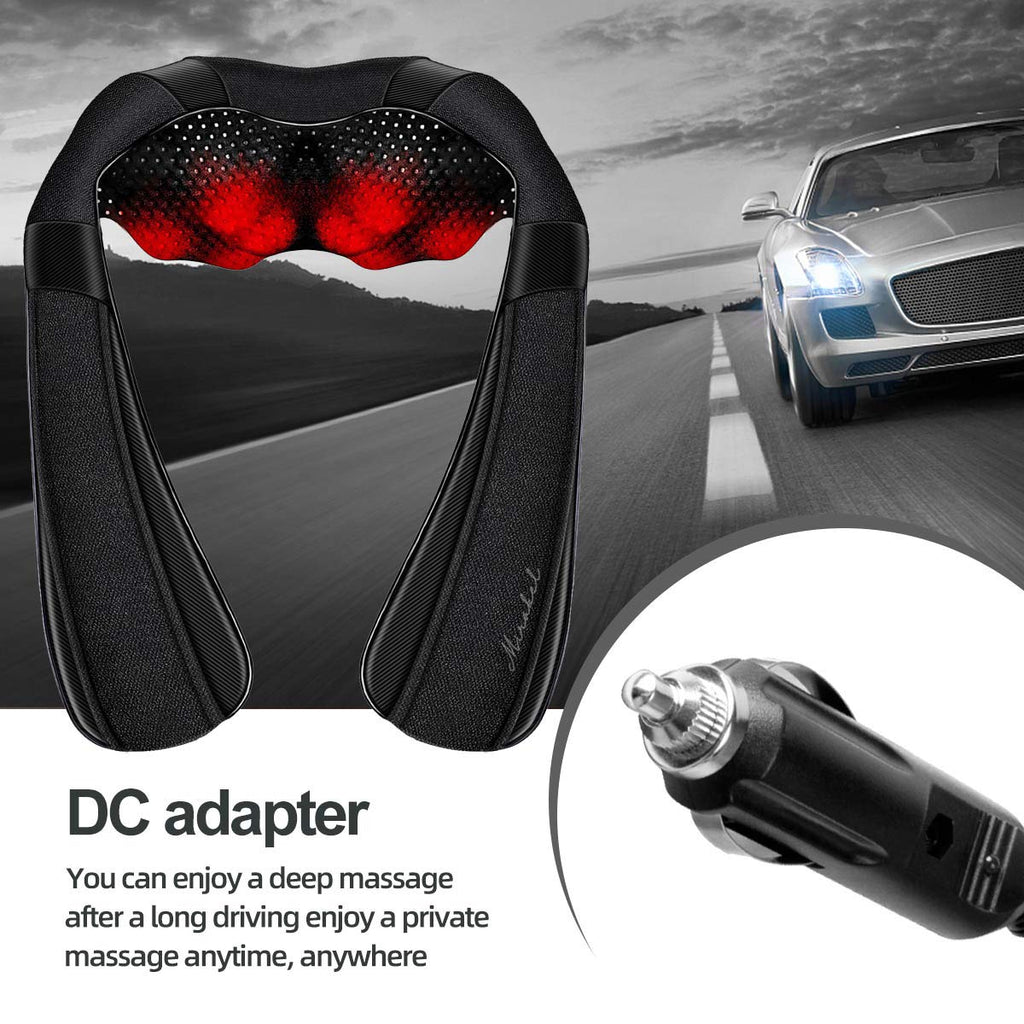 Shiatsu Neck Back & Shoulder Massager with Heat for Pain Relief Deep Tissue