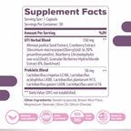 Femipro Bladder Control Supplements for Women & Men, Natural Herb & Probiotic Blend, Supports Urinary Tract Health & Microbiome Balance | Made in USA Non-GMO, 30 Capsules, 3 Month Supply