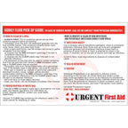 22 Piece Bodily Fluid Cleanup Pack/Bloodborne Pathogen Spill Kit - Meets OSHA Regulations - Protect from Dangerous Exposure to Blood and Other Potentially Infectious Materials