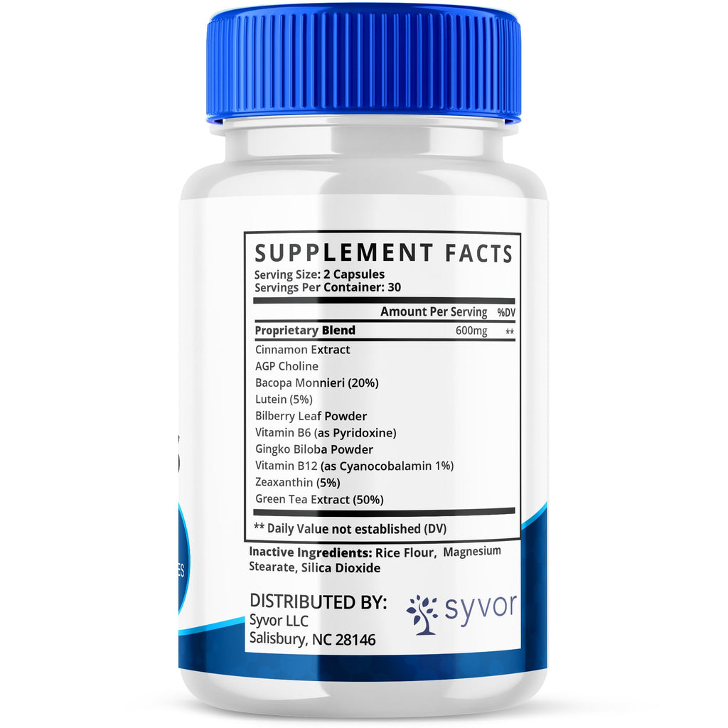 (3 Pack) Memo Genesis Capsules, Official Memogenesis Brain Health Support Pills with All Natural Ingredients, Advanced Brain Energy Supplement with Max Strength Vitamins for Women & Men (180 Capsules)