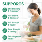 Vitalibre Bovine Collagen Peptides Powder for Women and Men, Grass-Fed Hydrolyzed Collagen Protein Type I & III, Skin, Hair, Nails, Bones, Digestion, Unflavored, Non-GMO, Keto & GF, 22 Servings, 16oz