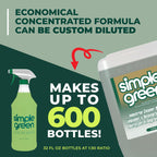 Simple Green, SMP13006, Industrial Cleaner/Degreaser, 1 / Each, Dark Green, 5 Gallons (Pack of 1)