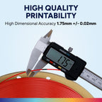 OVERTURE Easy PLA 1.75mm, Easy to Print Filament, 1kg Red