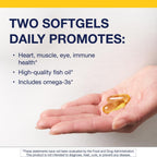 Metagenics OmegaGenics Fish Oil EPA-DHA 720 mg - High Potency Omega-3 Supplement* - Supports Heart, Joint, Brain & Immune Health* - Sustainably Sourced, Purity-Tested Fish Oil - 120 Softgels