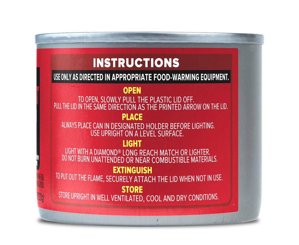 Royal Oak Canned Heat 6-Hour Chafing Fuel, 12 Pack, Comfortable to touch