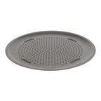 GoodCook AirPerfect 14" Insulated Nonstick Carbon Steel Pizza Pan with Cutting Guides, Perforated Nonstick Pizza Pan, Gray