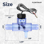 FlowTrust Hot Tub Flow Switch 2560-040 (Q-12DS-C2) – Replacement for Jacuzzi & Sundance Spa – Fixes FLO / FL1 / FL2 Error Codes – OEM Grade Plug & Play with Complete Install Kit