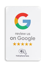Google Review Tap Card - NFC and QR Code Card for Small Business, Get More Customer Reviews, Must Have for Office, Trade Shows & Vendor Booths, Essential Marketing Accessories and Supplies