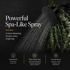 Afina High Pressure Rain Filtered Shower Head - 2.5 GPM - Chrome