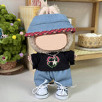 5 Set 17cm Doll Clothes, Clothes for Dolls Outfit, Accessories for 17cm Dolls Clothes Sweater + Hat + Jeans + Necklace + Shoes,, No Doll Included (Cowboy Set)