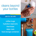 Bottle Bright Bulk Pack (78 Tablets)- Clean Stainless Steel, Thermos, Tumbler, Insulated, Plastic and Reusable Water Bottles –Bottle Bright Cleaning Tablets are Easy and Safe to Use