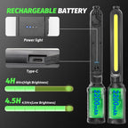Sylsmart Rechargeable Mechanic Light, 2-in-1 Magnetic Light Bar with Motion Sensor, 2400LM Underhood Work Lights for Mechanics, for Automotive Repair, Inspection, Garage, Emergency