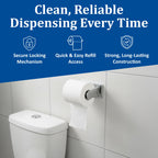 San Jamar SANR200XC Locking Toilet Tissue Dispenser, Plastic, 1 Count
