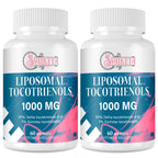 Svaiketa Liposomal Tocotrienols Supplement 1000mg, Vitamin E, Advanced Formula with 95% Delta-Tocotrienols & 5% Gamma-Tocotrienols - 60 Softgels (2 Bottles)