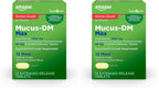 Amazon Basic Care Maximum Strength Mucus DM, Expectorant and Cough Suppressant, Chest Congestion Relief, 12 Hour, 14 Tablets (Pack of 2)