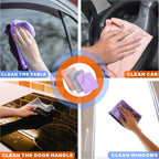 YOLOLOY Window Cloth & Enviro Cloth Set, Quality Replacement for Norwex Window & Enviro Cloth. Basic Package Cleaning Cloth. Clean and Leave No Traces. Only Water is Needed to Complete The Cleaning.