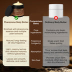 Derperzi Pheromone Body Butter for Men, Body Skin Cream with Shea Butter, Cocoa Butter & Coconut Oil, Long-Lasting Fragrance, Deep Hydration, Non-Greasy, Alcohol-Free, Vegan (1)