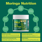Kuli Kuli Organic Moringa Capsules 120 Count - Premium Moringa Leaf Powder Capsules - Nutrient-Dense Superfood for Energy, Vitality, and Wellness