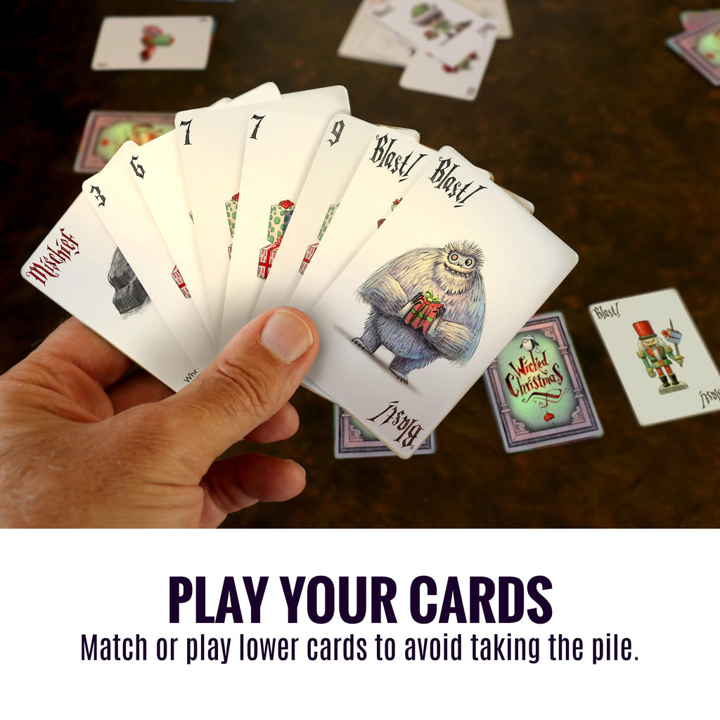 Wicked Christmas – Hilarious Christmas Card Game for Families & Friends | Ages 7+, 3–6 Players, Great Secret Santa Gift & Stocking Stuffer