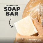 Dr. Squatch Natural Men’s Bar Soap - Cold Process Body Soap Bar with Natural Oils - Gifts for Men - Birchwood Breeze, Fresh Falls & Wood Barrel Bourbon (5 oz, 3-Pack)
