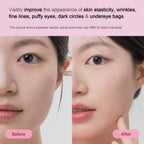 TEREZ & HONOR Peptide Collagen Under Eye Patches - 60 Korean Firming, Glowing & Hydrating Hydrogel Mask for Puffy Eyes, Dark Circles, Wrinkles, Fine Lines, Undereye Bags - Anti-Aging Eye Gel Pads