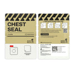 RHINO RESCUE Vented Chest Seal, IFAK Refill First Aid Supplies (6 Count)