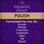 Granite Gold Polish Spray, Streak-Free Shine for Granite, Quartz, Marble, Travertine, Natural Stone Countertops, 64 Fluid Ounces and 24 Fluid Ounces