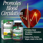 Nature's Answer Butcher's Broom Root Supplement Capsules 90 Count | Promotes Blood Circulation | Vegan | Gluten-Free | Pack of 2