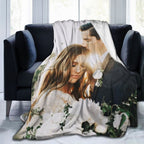 QETXVI Custom Blanket with Photos, USA Made 50"x 60"