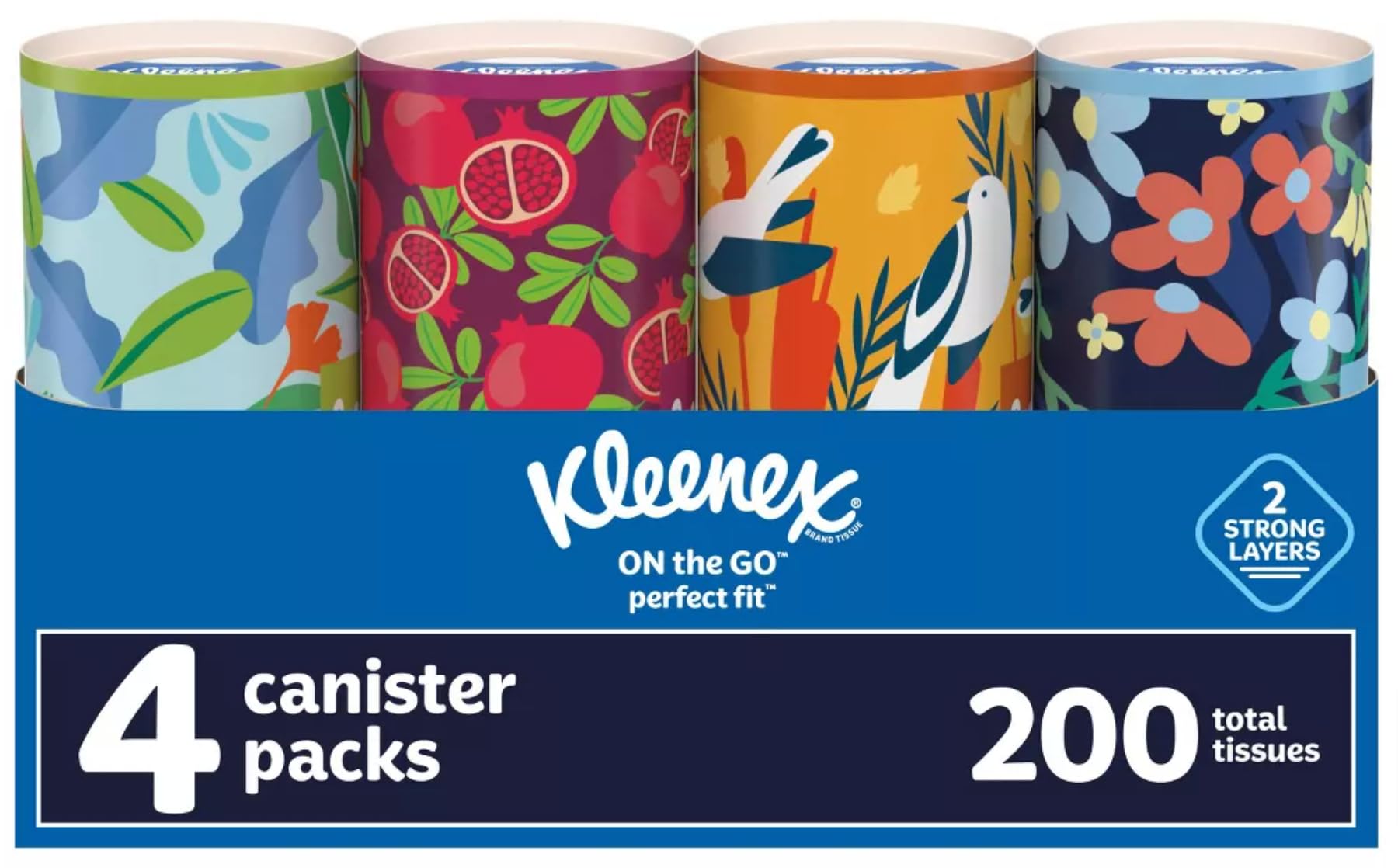 Kleenex Perfect Fit Facial Tissues, 50 ct, 4 Pack