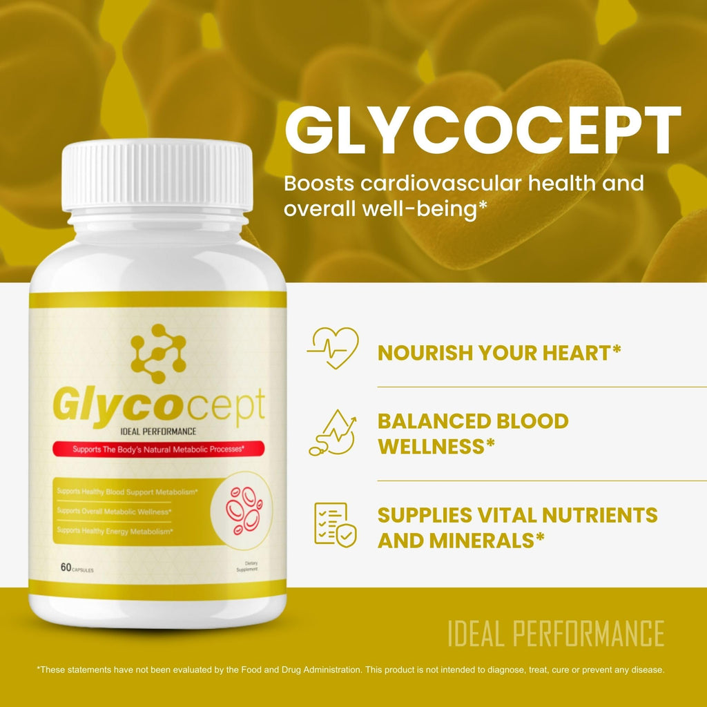 IDEAL PERFORMANCE Glycocept Capsules, Glyco Cept Pills Reviews (2 Pack)