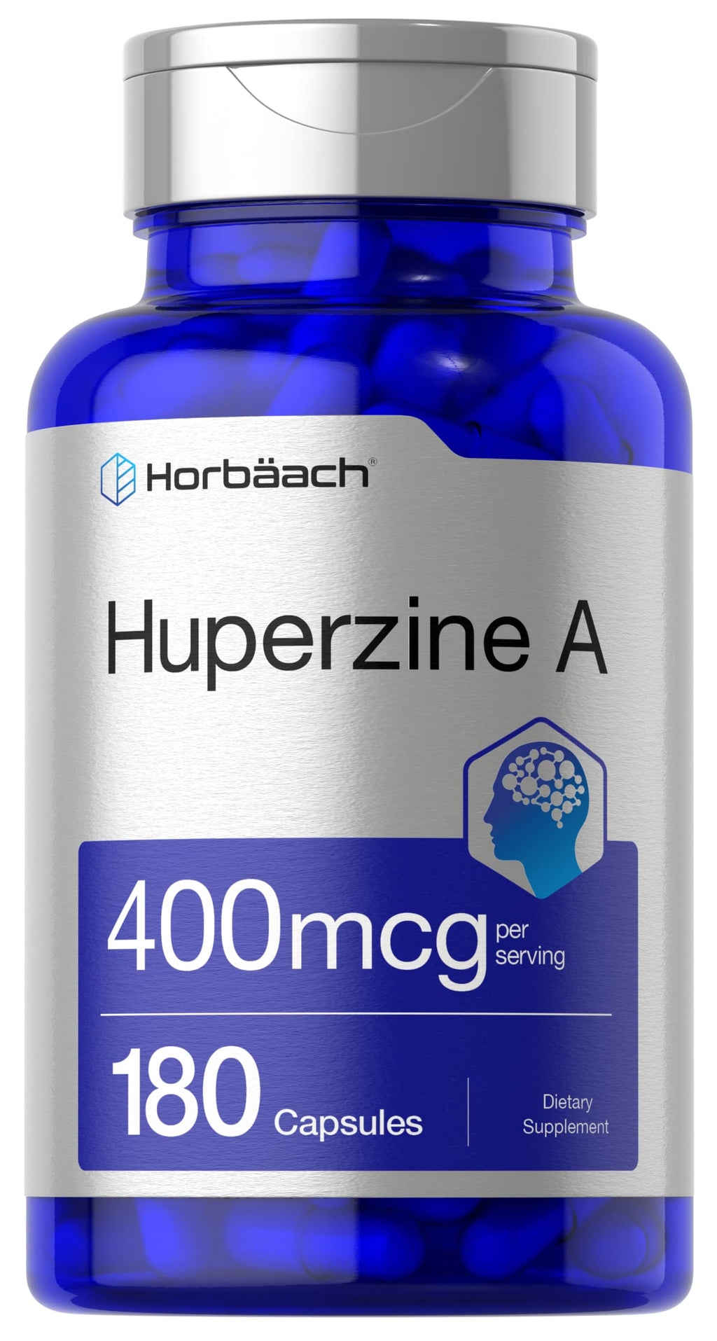 Horbäach Huperzine A 400mcg | 180 Capsules
