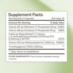 Amy Myers MD Methylation Support - MTHFR Supplement - Supports Adrenal Function, Gut & Liver Health - Contains Folate, Vitamin B12, B6 & B2 - Non-GMO & Gluten-Free - 60 Capsules (30 Servings)