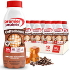 Premier Protein COFFEEHOUSE 30g Protein Shake, Caramel Macchiato, 12 Pack