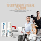 INFECTA WHITE – Toilet Spray, Travel Size Multipurpose Cleaning Spray (50 ml), All Purpose Cleaner for Toilet Seats, Bathtub, Fresh Scent, Bathroom Essentials & Mini Travel Toiletries (Pack of 2)