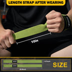 FITFIV Lifting Straps for Weightlifting, Lifting Wrist Straps for Gym Strength Training, Neoprene-padded Wrist Cushion - Men & Women
