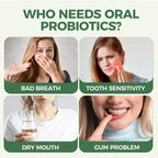 MORANDEE Oral Probiotics Supplement for Fresh Breath, Teeth and Gums Health, Strawberry Flavor, 60 Count (1)