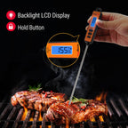 TempPro Temperature Gun, Infrared Thermometer Gun with Laser, Laser Thermometer Gun -58-1022 ℉, Meat Thermometer Digital with Super Long Probe, Food Thermometer for Cooking(Previously ThermoPro)