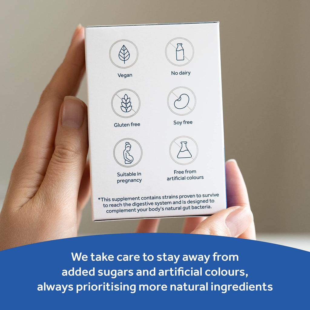 OptiBac Probiotics Every Day Extra 30 Capsules | High Strength Digestive Probiotics with 20 Billion CFU | Vegan Supplement with Lactobacillus Acidophilus NCFM | for Everyday Digestive Health