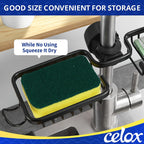 CELOX Non-Scratch Scrub Sponge for Washing Dishes, Yellow, 24Pack