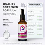 Spermidine Liquid Drops — 99.5% Pure | Double-Potency 40 mg | Cellular Renewal & Healthy Aging Support | Organic Peppermint Flavor | Pure Bioavailable Polyamine Supplement — 2 fl oz