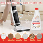 NXPPYY Floor Cleaning Solution Compatible with Roborock Q5/Q7/Q8/S7/S8/Qrevo Series, All Robot Vacuums & Wet Dry Vacuum, Floor Cleaner for Mopping, 4 Bottle Floor Cleaner Refill