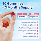 VEV Deep Calm Magnesium Complex14-in-1 Gummies – with Ashwagandha, L-Theanine, Vitamin D3 & Zinc – Magnesium Complex for Women and Men – No Added Sugar Vegan Magnesium Glycinate – 90 Gummies