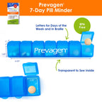 Prevagen Regular Strength Orange Chewables - 30 Tablets (1 Month Supply) | Formulated for Your Brain | 10mg of Apoaequorin Plus Vitamin D3 with 7-Day Pill Minder