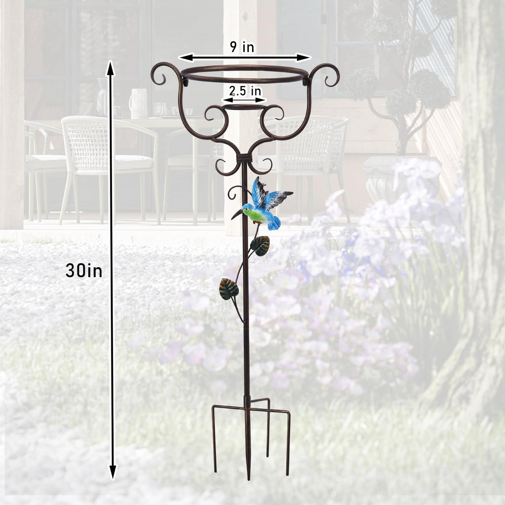 VCUTEKA Gazing Ball Stand, Metal Garden Gazing Globe Stand for 8-10" Balls