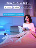 Govee LED Smart Light Bulbs, 1000LM Color Changing Light Bulb, Wi-Fi & Bluetooth Light Bulbs, Work with Alexa and Google Assistant, Dimmable RGBWW A19 75W Equivalent Smart Bulbs, 1 Pack