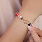 Colorful Beaded Bracelet for Women Boho Neon Rainbow Bead Bracelets