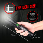 GearLight S2000 LED Rechargeable Flashlight High Lumens - Super Bright, Powerful, Mid-Size Tactical Flashlight for Outdoor Activity & Emergency Use