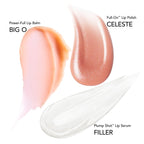 BUXOM Power-Full Plumping Lip Balm, Tinted Lip Balm Plumper, Enhancing Lip Moisturizer, Hydrating & Smoothing Peptide Lip Treatment, Cruelty-Free, Filler, Celeste, Big O