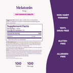 Natrol Melatonin 10mg Fast Dissolve Tablets - Strawberry Flavor, 100 Count, Sleep Support, Fast Dissolve Melatonin for Adults, 100-Day Supply